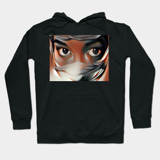 Charming eyes Hoodie by hamedoraby